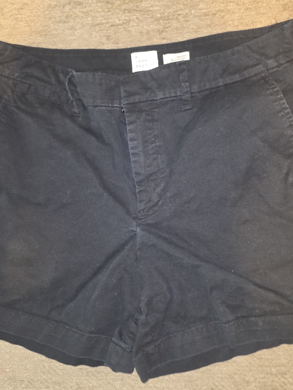 A New Day's Classic Black Women’s Cotton Shorts Size 8
